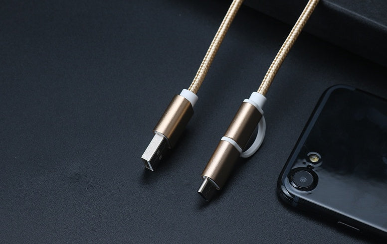 2-in-1 100cm 2A Fast Charger Cable