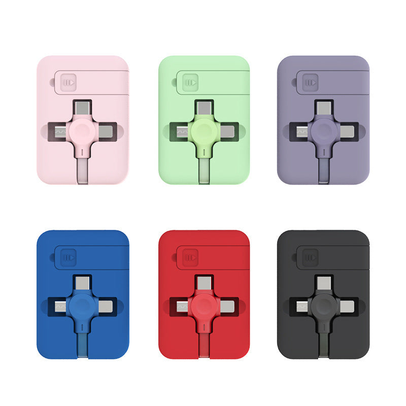 Creative 4-In-1 Retractable USB Cable
