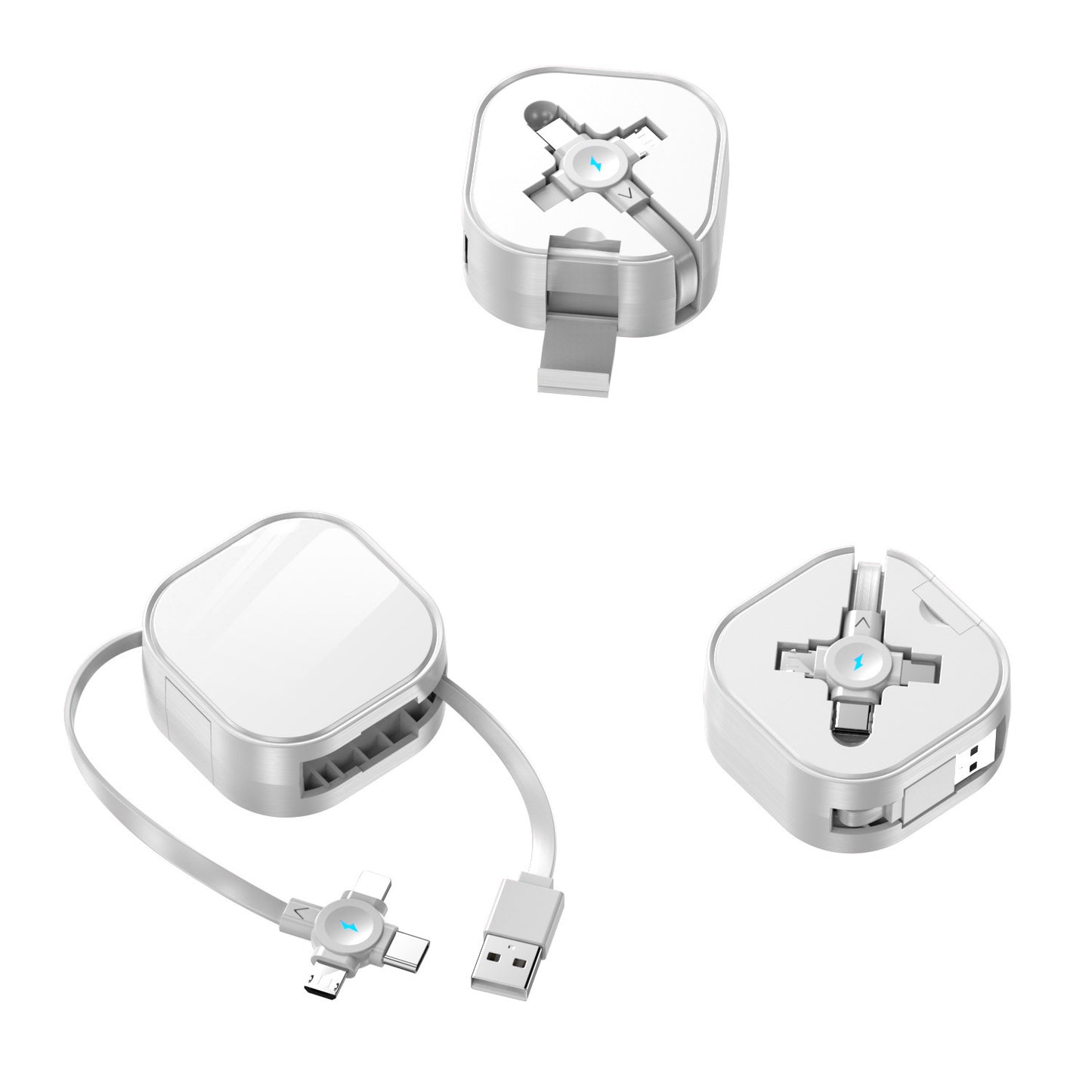 3-in-1 Bracket Telescopic Data Cable
