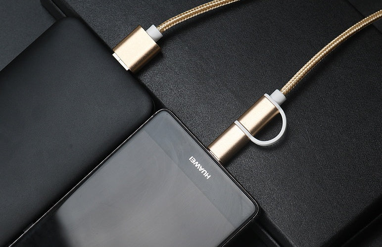 2-in-1 100cm 2A Fast Charger Cable