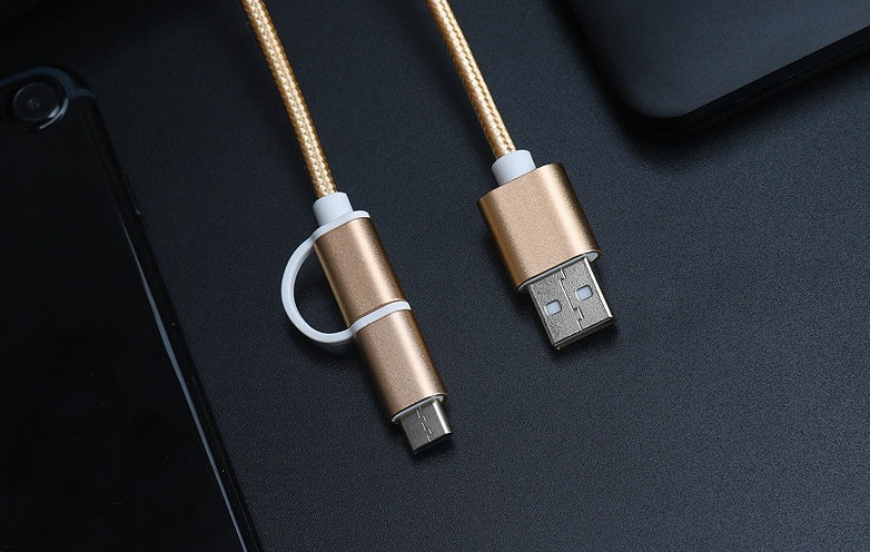 2-in-1 100cm 2A Fast Charger Cable