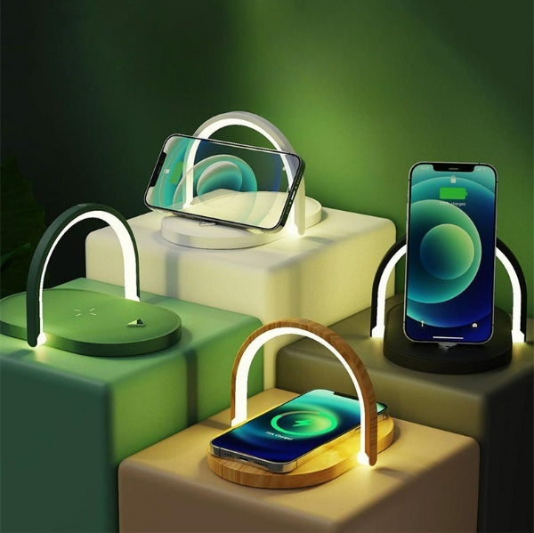 3 -in-1 Foldable Wireless Charger Night Light