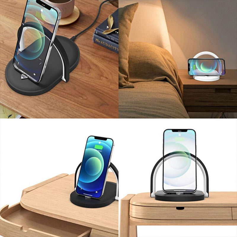 3 -in-1 Foldable Wireless Charger Night Light