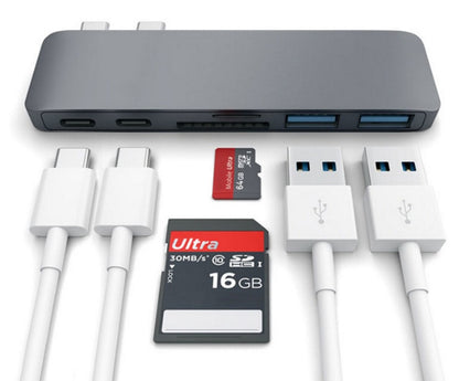 USB Type-C Hub Compatible with Apple