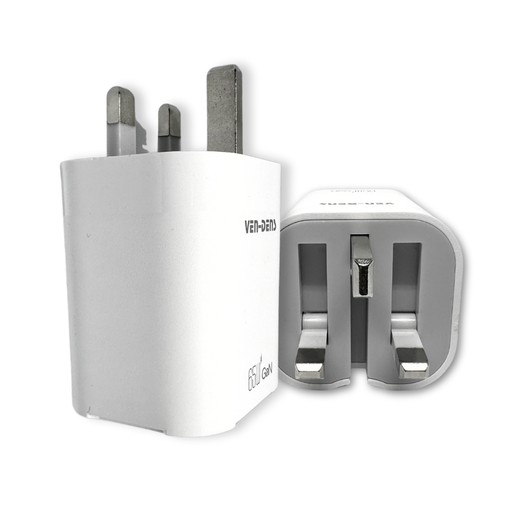 3-In-1 65W  Folding Charger Plug